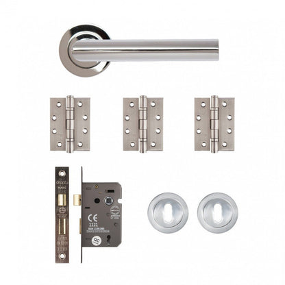 Deanta Ares Mortice Kit Polished Chrome Finish - JJ Building Materials