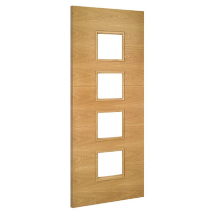 Deanta Augusta Prefinished Oak Glazed FSC Internal Door - JJ Building Materials