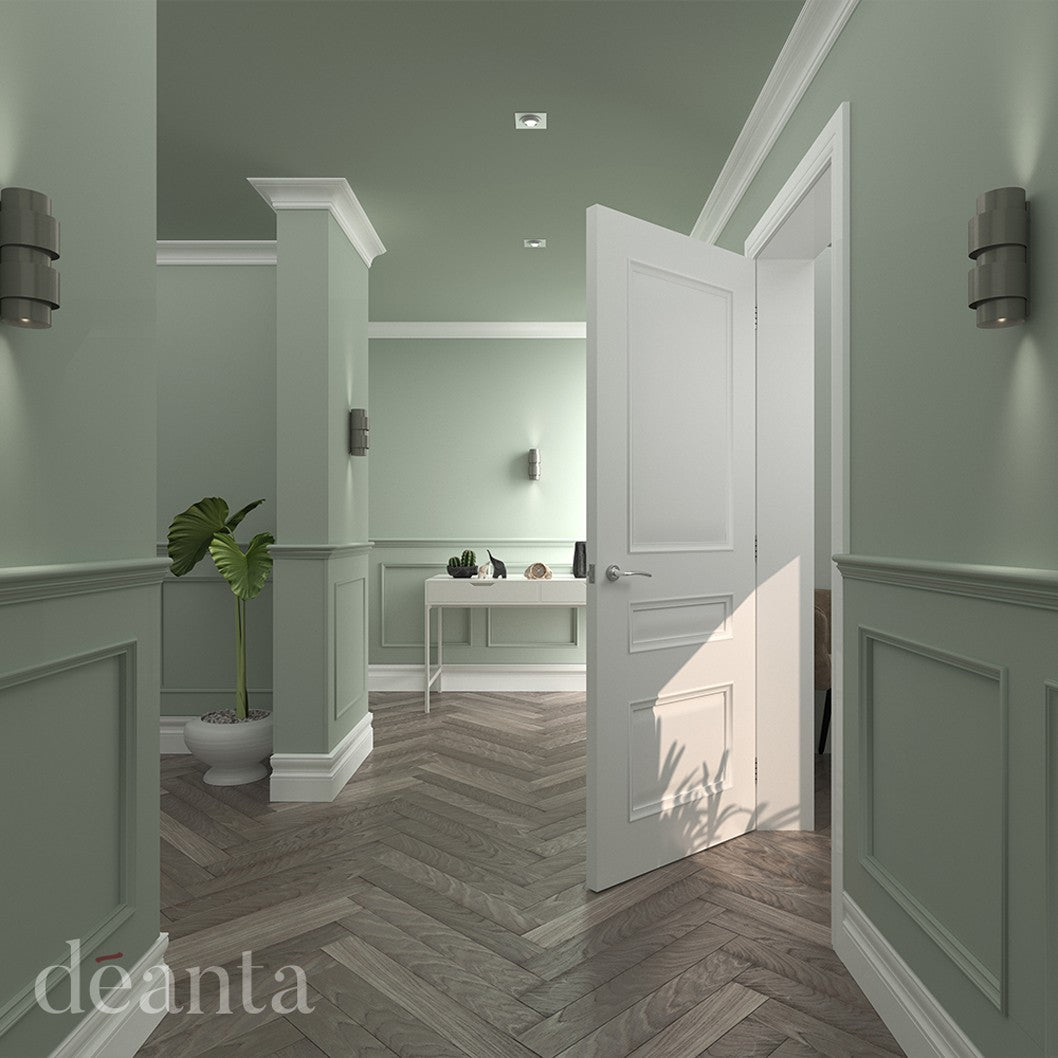 Deanta Balmoral White Primed Wall Panelling FSC 2400mm Pack - JJ Building Materials