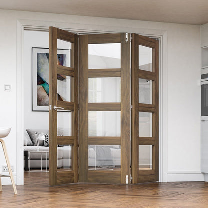 Deanta Bifold Frame Kit Prefinished Walnut - JJ Building Materials