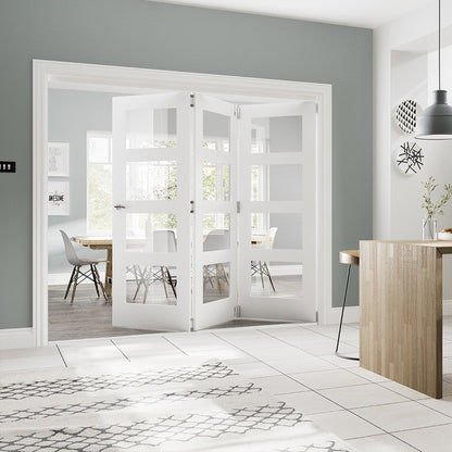 Deanta Bifold Frame Kit White Primed - JJ Building Materials