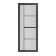 Deanta Brixton Black Prefinished Glazed FSC Internal Door - JJ Building Materials