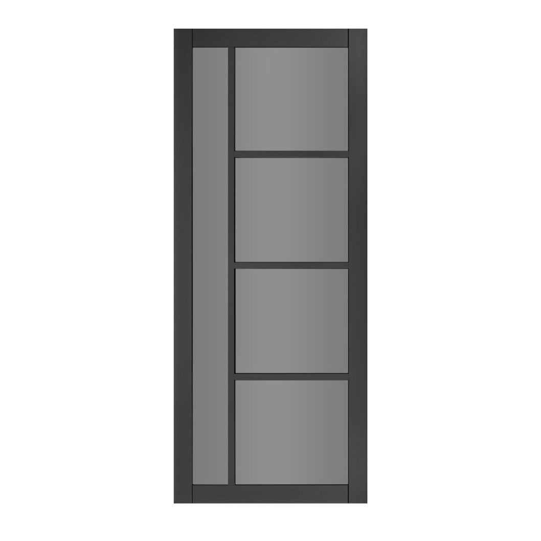 Deanta Brixton Black Prefinished Tinted Glaze FSC Internal Door - JJ Building Materials