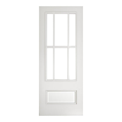 Deanta Canterbury White Primed Bevelled Glaze FSC Internal Door - JJ Building Materials