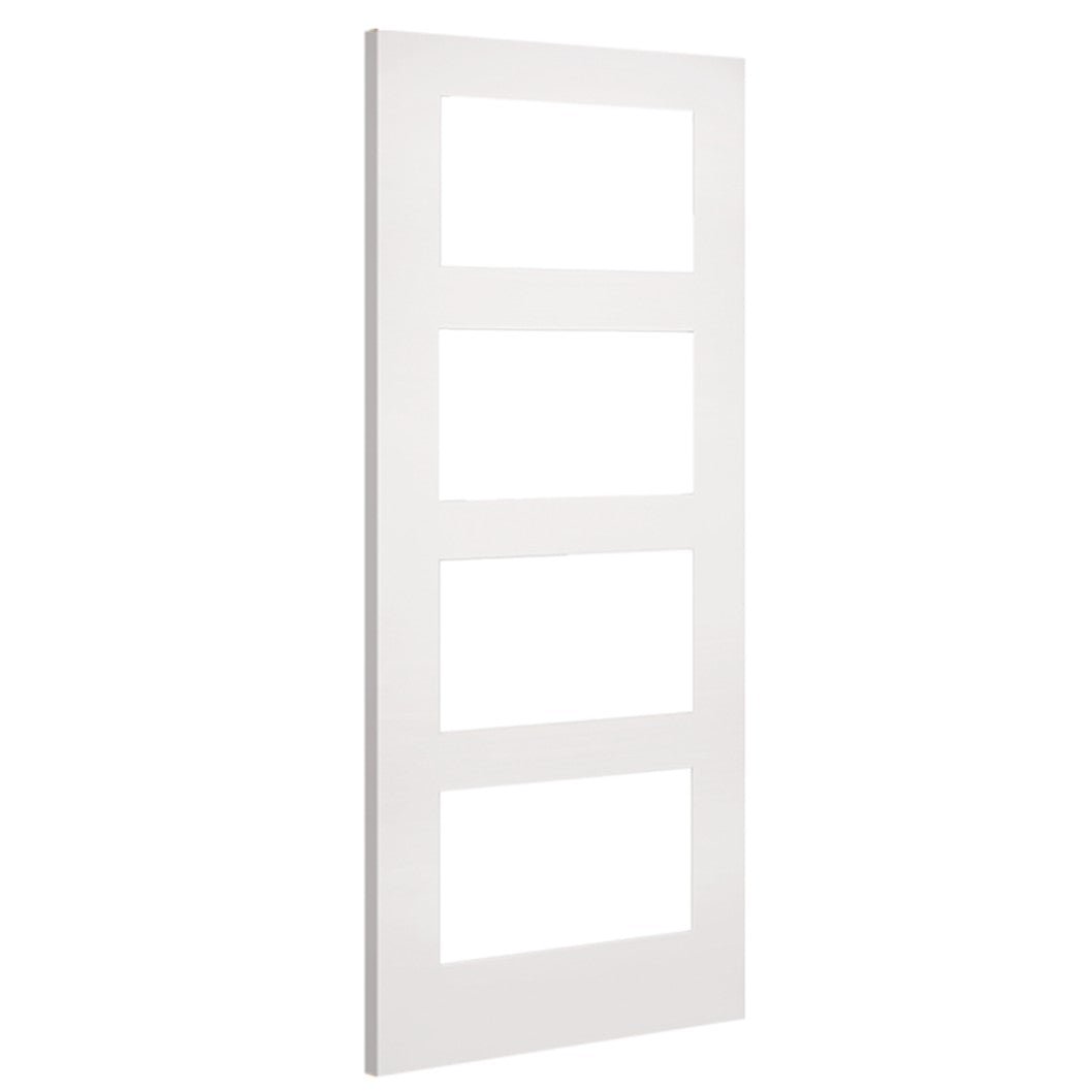 Deanta Coventry White Primed Glazed FD30 FSC Internal Fire Door - JJ Building Materials