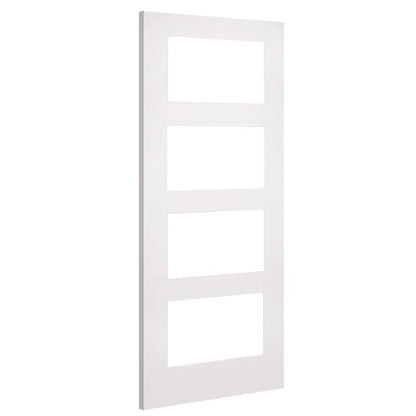Deanta Coventry White Primed Glazed FD30 FSC Internal Fire Door - JJ Building Materials