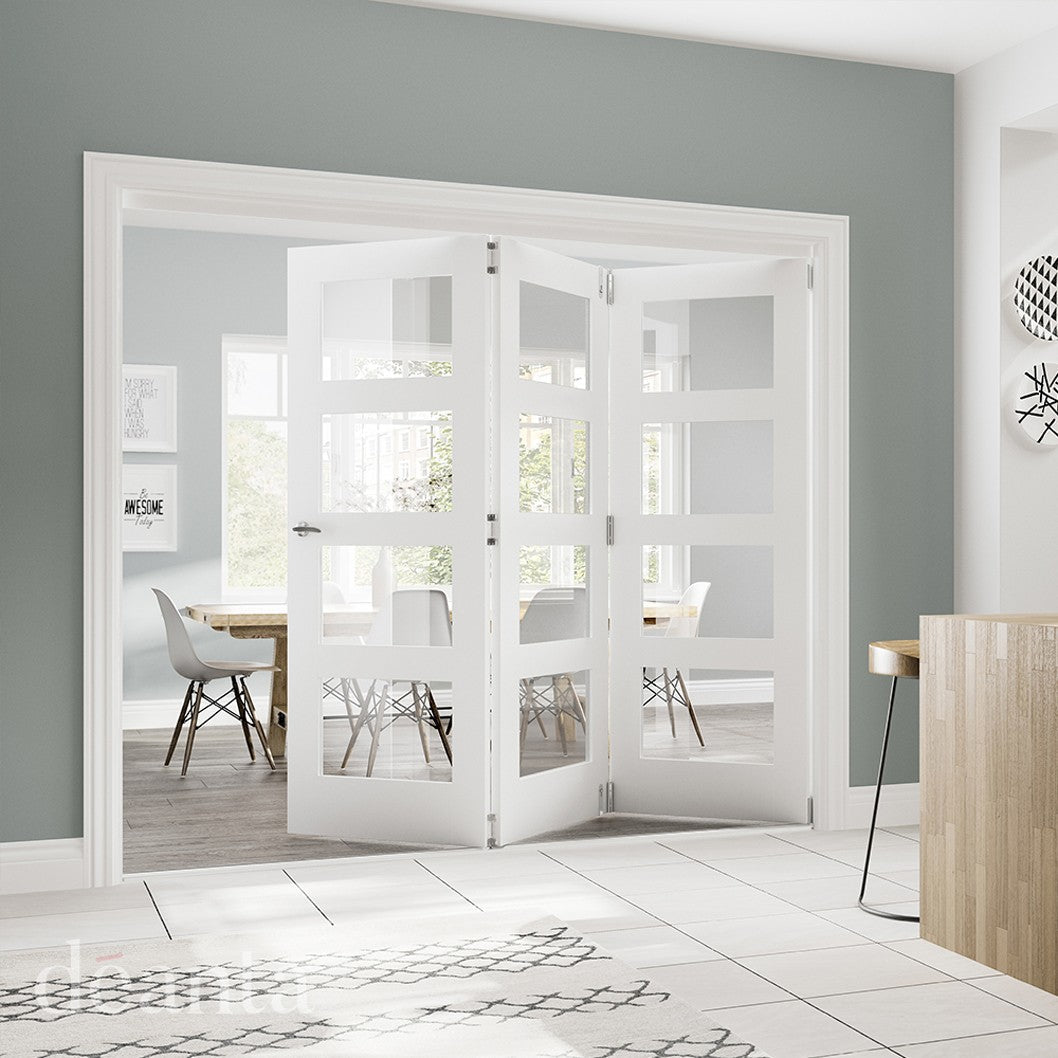 Deanta Coventry White Primed Glazed FD30 FSC Internal Fire Door - JJ Building Materials