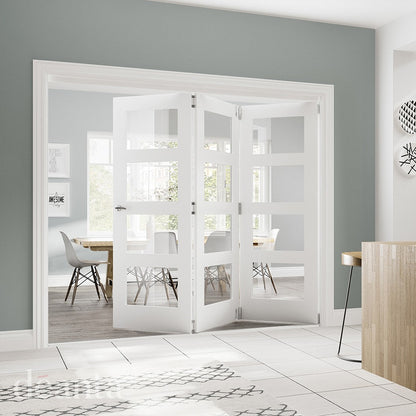 Deanta Coventry White Primed Glazed FD30 FSC Internal Fire Door - JJ Building Materials