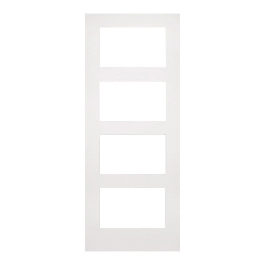 Deanta Coventry White Primed Glazed FD30 FSC Internal Fire Door - JJ Building Materials