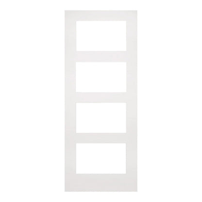 Deanta Coventry White Primed Glazed FD30 FSC Internal Fire Door - JJ Building Materials