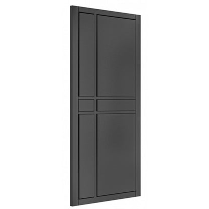 Deanta Dalston Black Prefinished FSC Internal Door - JJ Building Materials