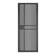 Deanta Dalston Black Prefinished Tinted Glaze FSC Internal Door - JJ Building Materials