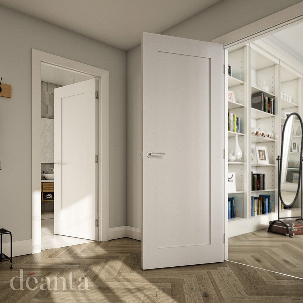 Deanta Denver White Primed FD30 FSC Internal Fire Door - JJ Building Materials
