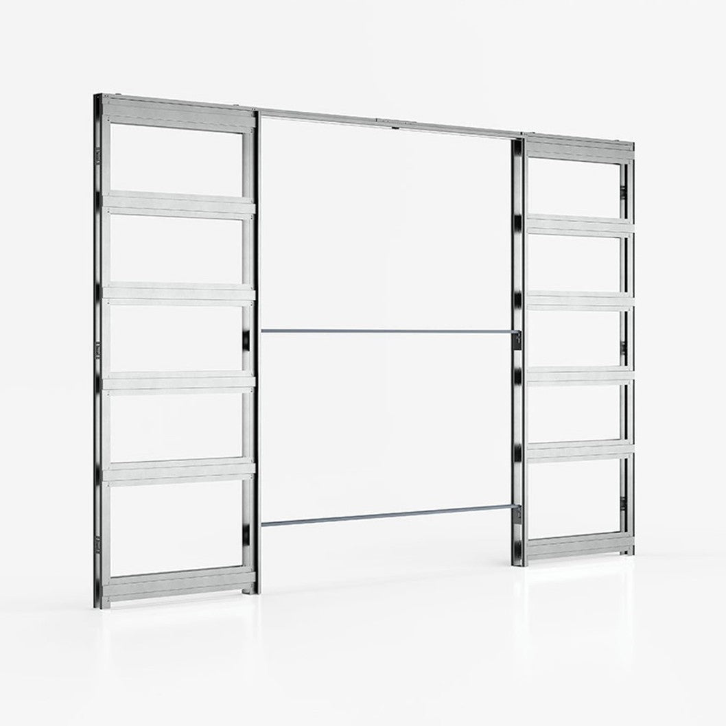 Deanta Double Pocket Door Kit + Handle & Pocket Doorjamb 125mm - JJ Building Materials