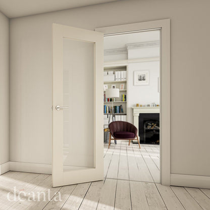 Deanta Ely White Primed FSC Internal Door - JJ Building Materials