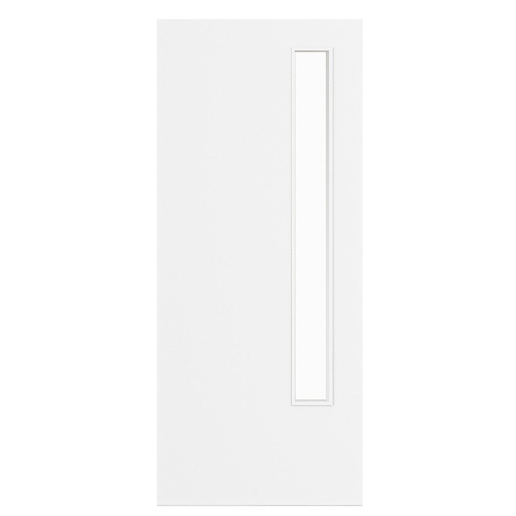 Deanta Flush White Primed FD60 Option 13 60M Clear Glaze FSC Internal Fire Door - JJ Building Materials