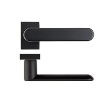 Deanta Juno Matt Black Urban Handle Rectangle Rose - JJ Building Materials