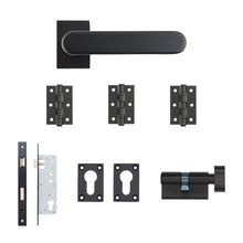 Deanta Juno Urban Sashlock Kit | 76x50x2mm Hinges Matt Black Finish - JJ Building Materials