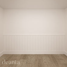 Deanta Madingley White Primed Wall Panelling FSC 2340mm Pack (6pcs/pack 390mm) - JJ Building Materials