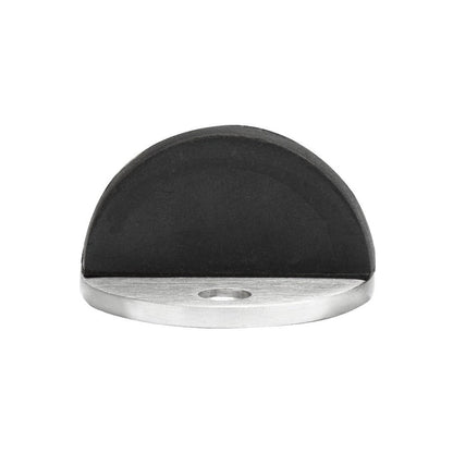 Deanta Oval Door Stop Satin Stainless Steel 46mmØx26mm - JJ Building Materials