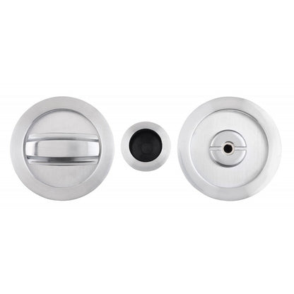 Deanta Pocket Door Round Bathroom Lock - JJ Building Materials