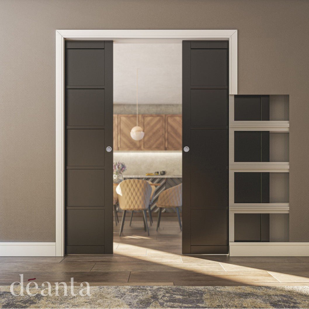 Deanta Pocket Door Round Handle - JJ Building Materials