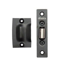 Deanta Roller Catch Matt Black Steel 89x20x20mm - JJ Building Materials