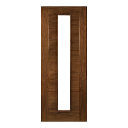 Deanta Seville Prefinished Walnut Glazed 1L FSC Internal Door - JJ Building Materials