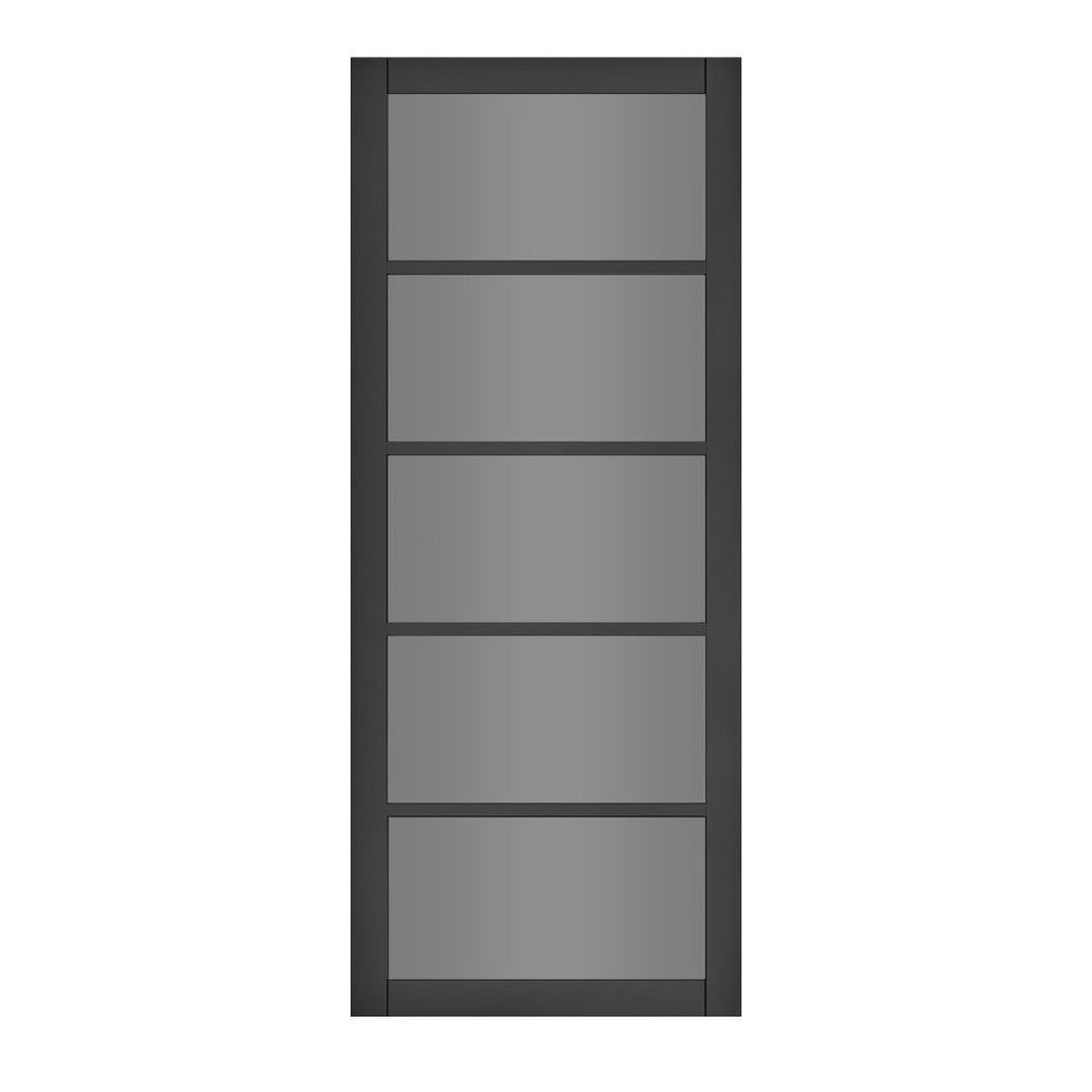 Deanta Shoreditch Black Prefinished Tinted Glaze FSC Internal Door - JJ Building Materials