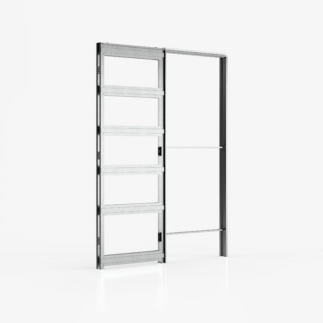 Deanta Single Pocket Door Kit + Handle & Pocket Doorjamb 125mm - JJ Building Materials