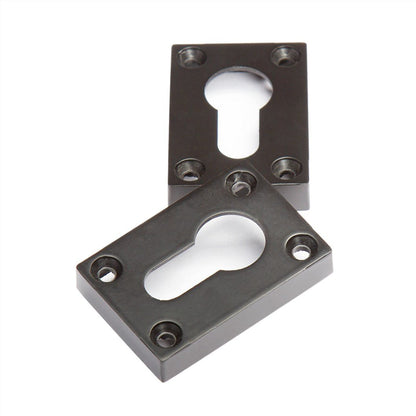 Deanta Slim Escutcheon (Pair) 35x50mm - Rectangle Rose - JJ Building Materials