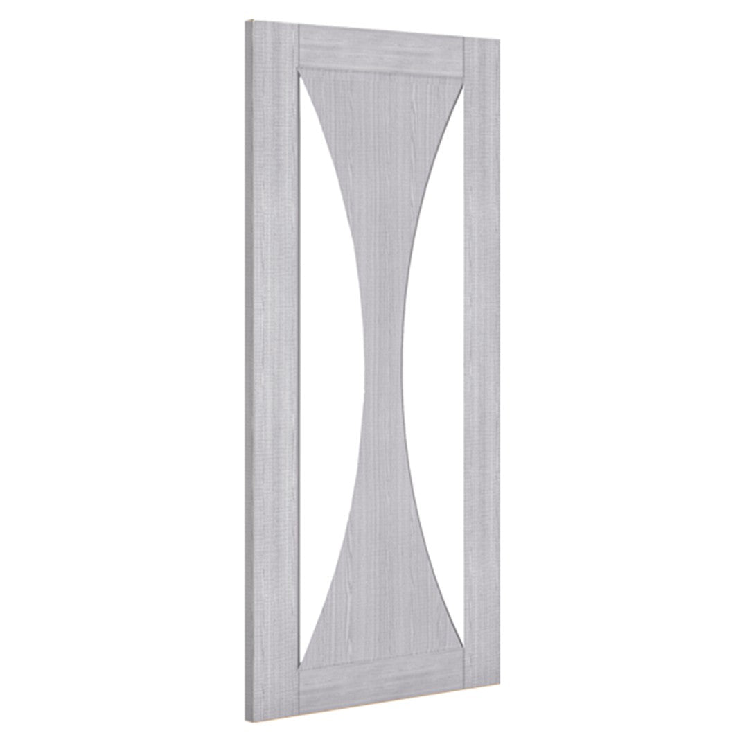 Deanta Sorrento Light Grey Ash Glazed FSC Internal Door - JJ Building Materials