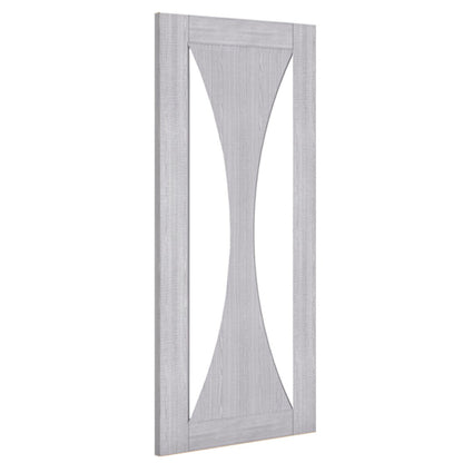 Deanta Sorrento Light Grey Ash Glazed FSC Internal Door - JJ Building Materials