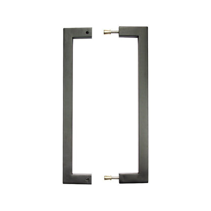 Deanta Urban Pull Handle Matt Black 60x320mm Pair - JJ Building Materials