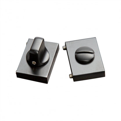 Deanta Urban Thumbturn Set 35x50mm - Rectangle Rose - JJ Building Materials
