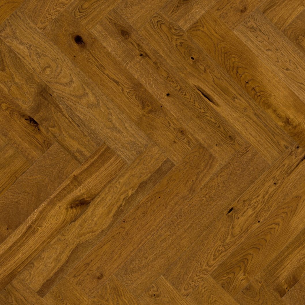 Dorchester Oak Brushed Matt Lacquer Engineered Wood Flooring - 0.65m2 Pack Size | Parquet Range - JJ Building Materials