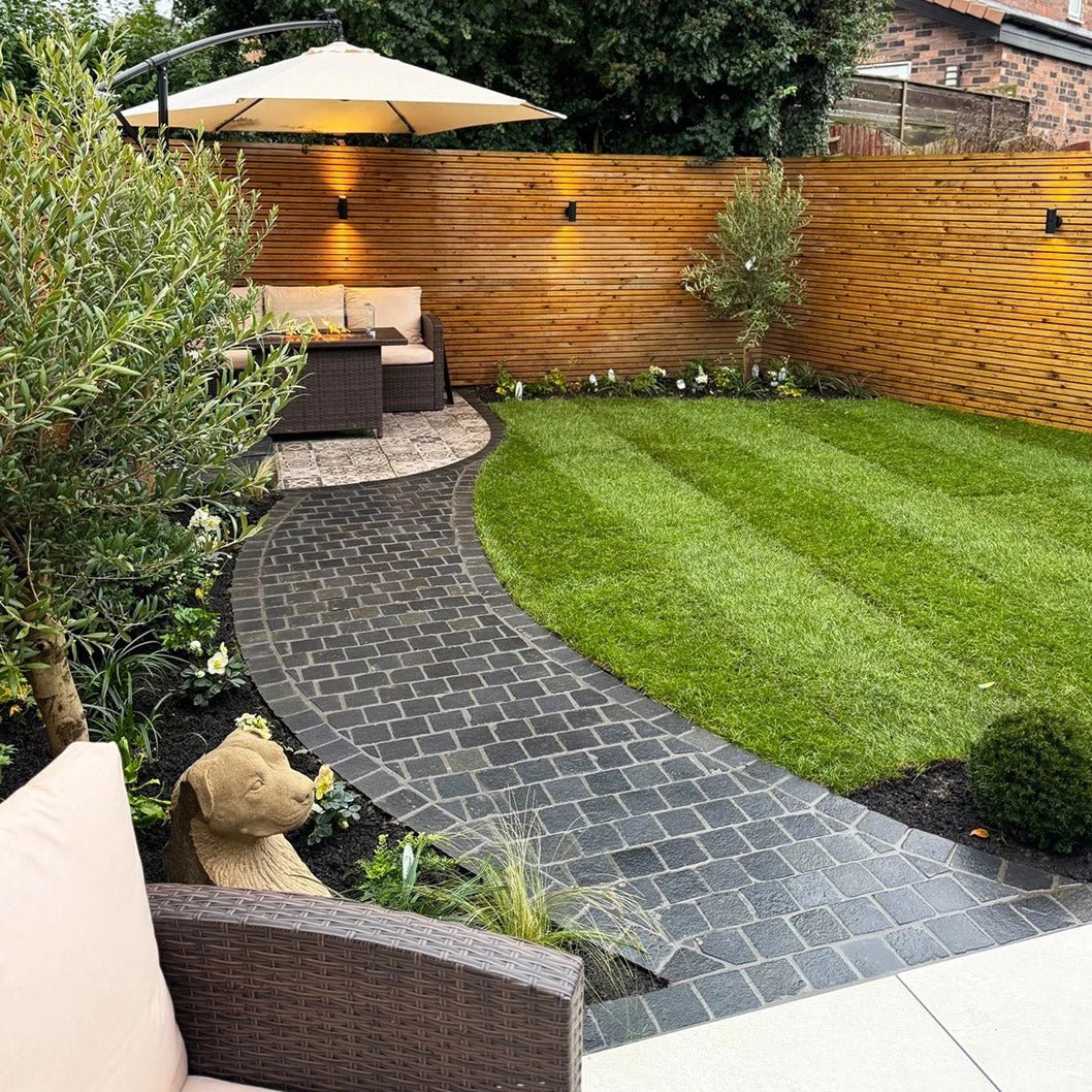 Elite Black Indian 60mm Limestone Setts - JJ Building Materials