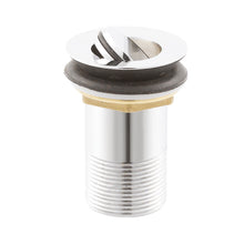 Nui Wastes Flip Top Basin Waste Contemporary Chrome Brass 83x62x62mm