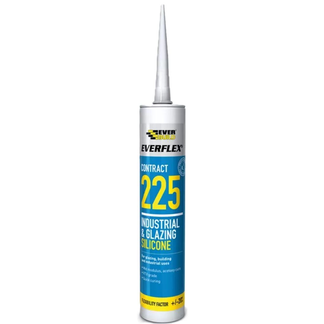 EVERBUILD EVERFLEX 225 Industrial & Glazing Silicone - JJ Building Materials