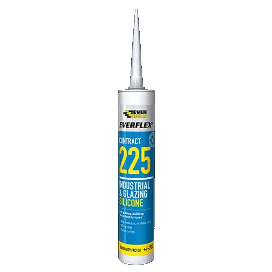 EVERBUILD EVERFLEX 225 Industrial & Glazing Silicone - JJ Building Materials