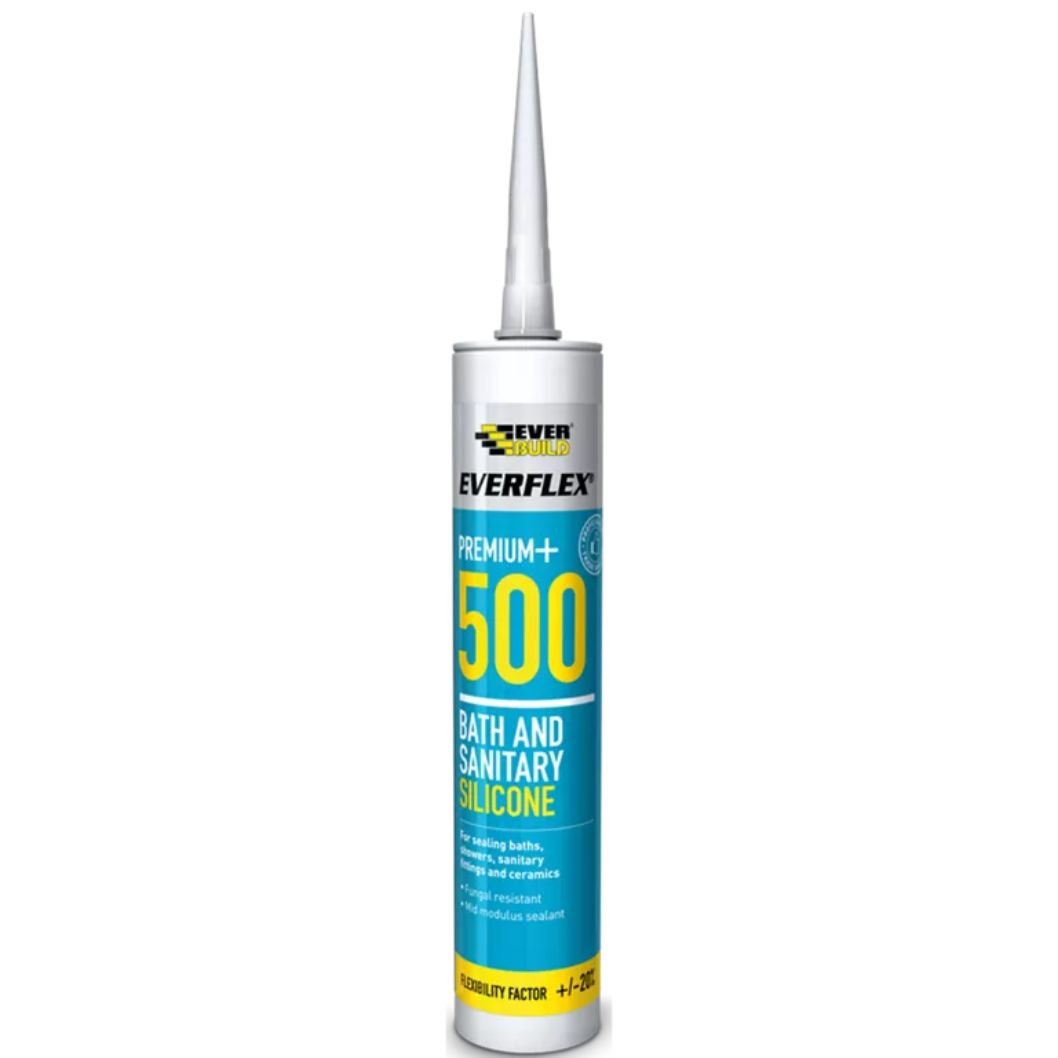 EVERBUILD EVERFLEX 500 Bath & Sanitary Silicone - JJ Building Materials