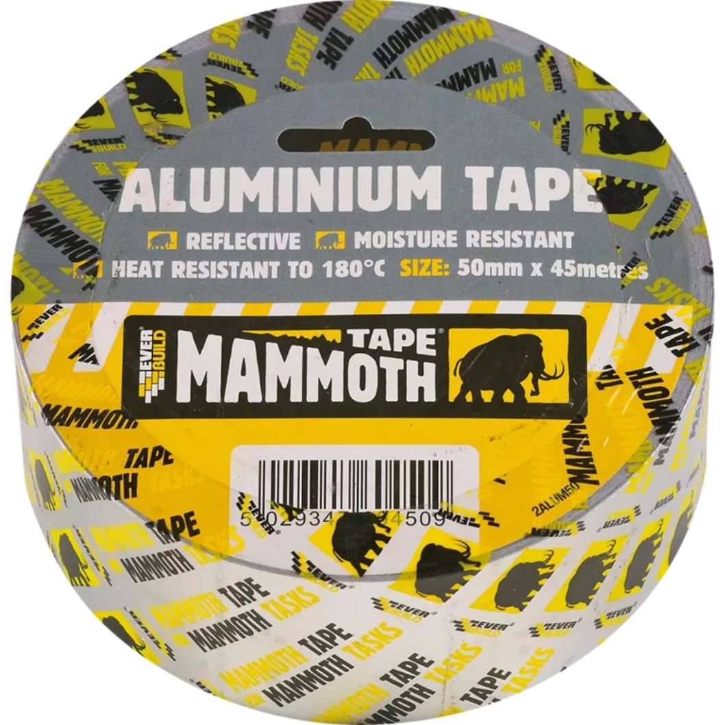 EVERBUILD MAMMOTH Aluminium Tape 45m - JJ Building Materials