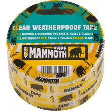 EVERBUILD MAMMOTH Clear Weatherproof tape 50mm - 10m - JJ Building Materials
