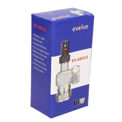 Evolve 22mm Angled Automatic Bypass Valve - JJ Building Materials