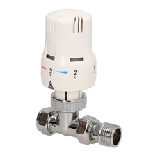 Evolve Contract 15 mm Straight Chrome/White TRV - JJ Building Materials