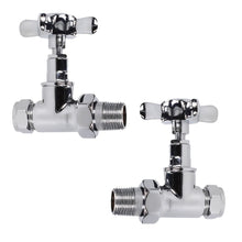 Evolve Cross Head 15mm Chrome Straight Wheel Head - JJ Building Materials