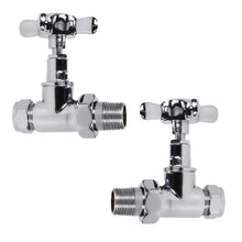 Evolve Cross Head 15mm Chrome Straight Wheel Head - JJ Building Materials