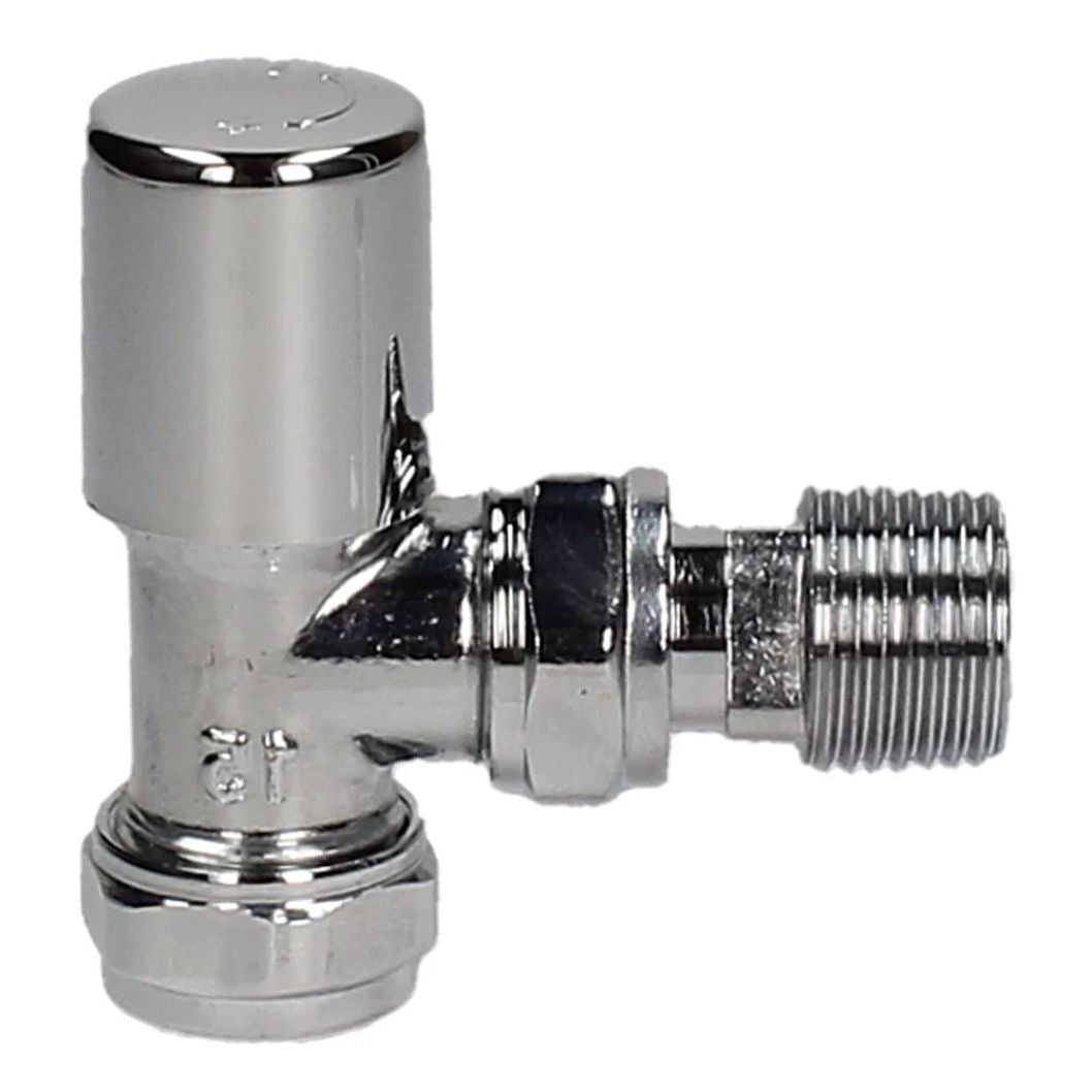 Evolve LP 15mm Chrome Angled Wheel Head Valve - JJ Building Materials
