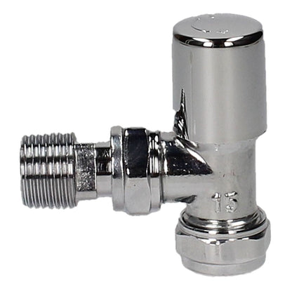 Evolve LP 15mm Chrome Angled Wheel Head Valve - JJ Building Materials