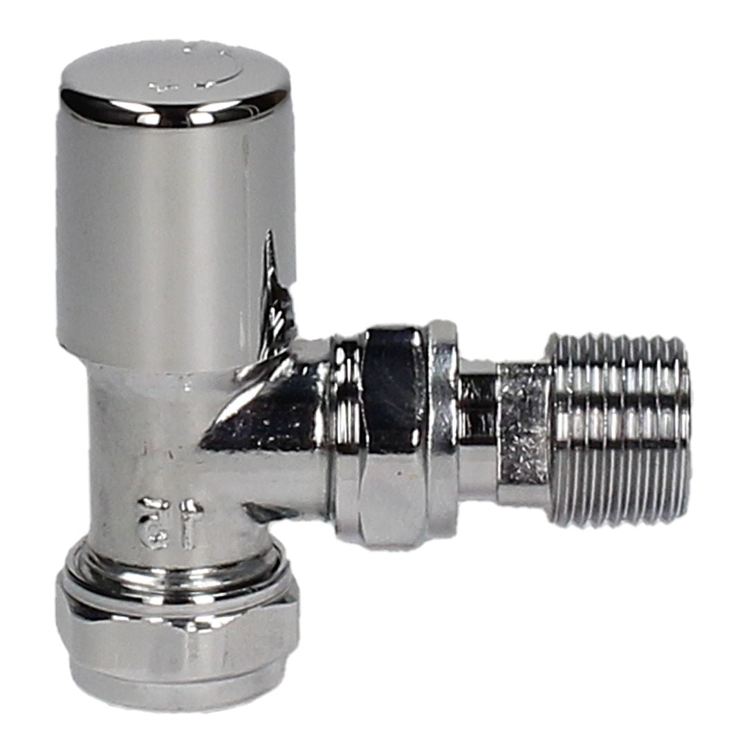 Evolve LP 15mm Chrome Angled Wheel Head Valve - JJ Building Materials